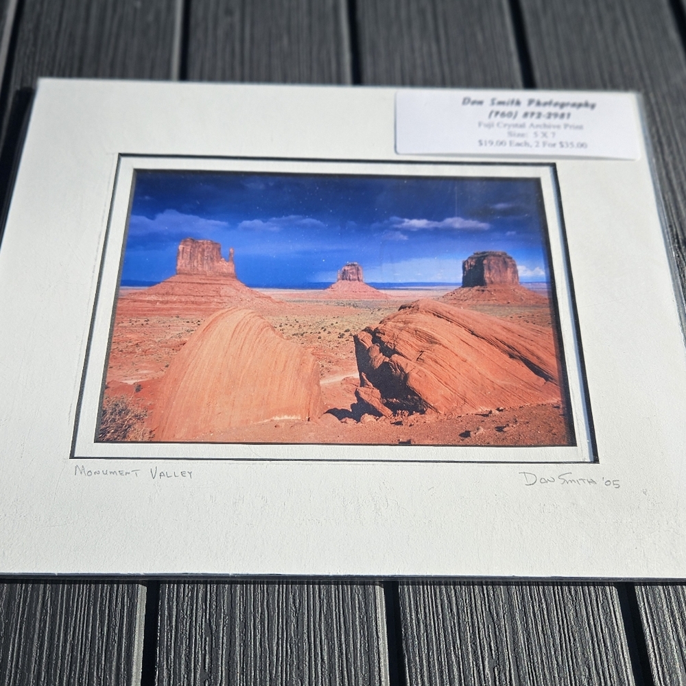 Don Smith 5x7 Framed Photo Monument Valley
